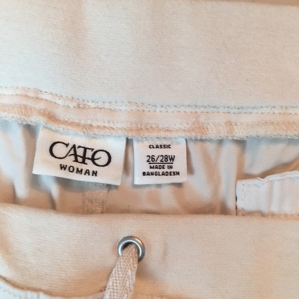 Plus size capris very lightweight on hot days .